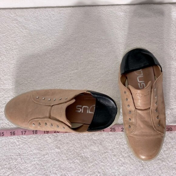 Mjus Made In Italy Pink Leather Slip On Sneakers 36 - Picture 15 of 15